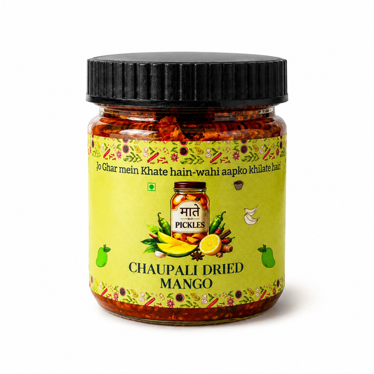 चौपाली सुखा आम का आचार — Sun-Dried Raw Mango Pickle