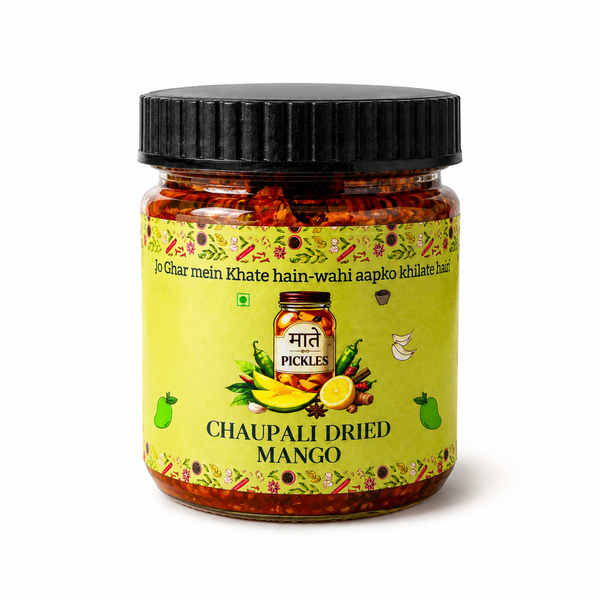 चौपाली सुखा आम का आचार — Sun-Dried Raw Mango Pickle