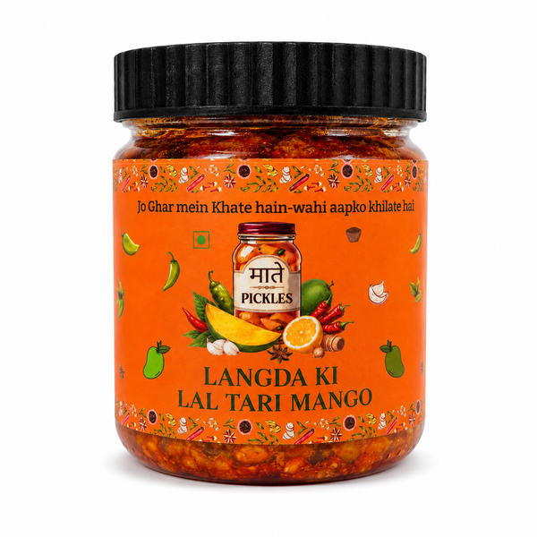 लंगड़े की लाल तरी — Langda Mango in Spiced Red Gravy